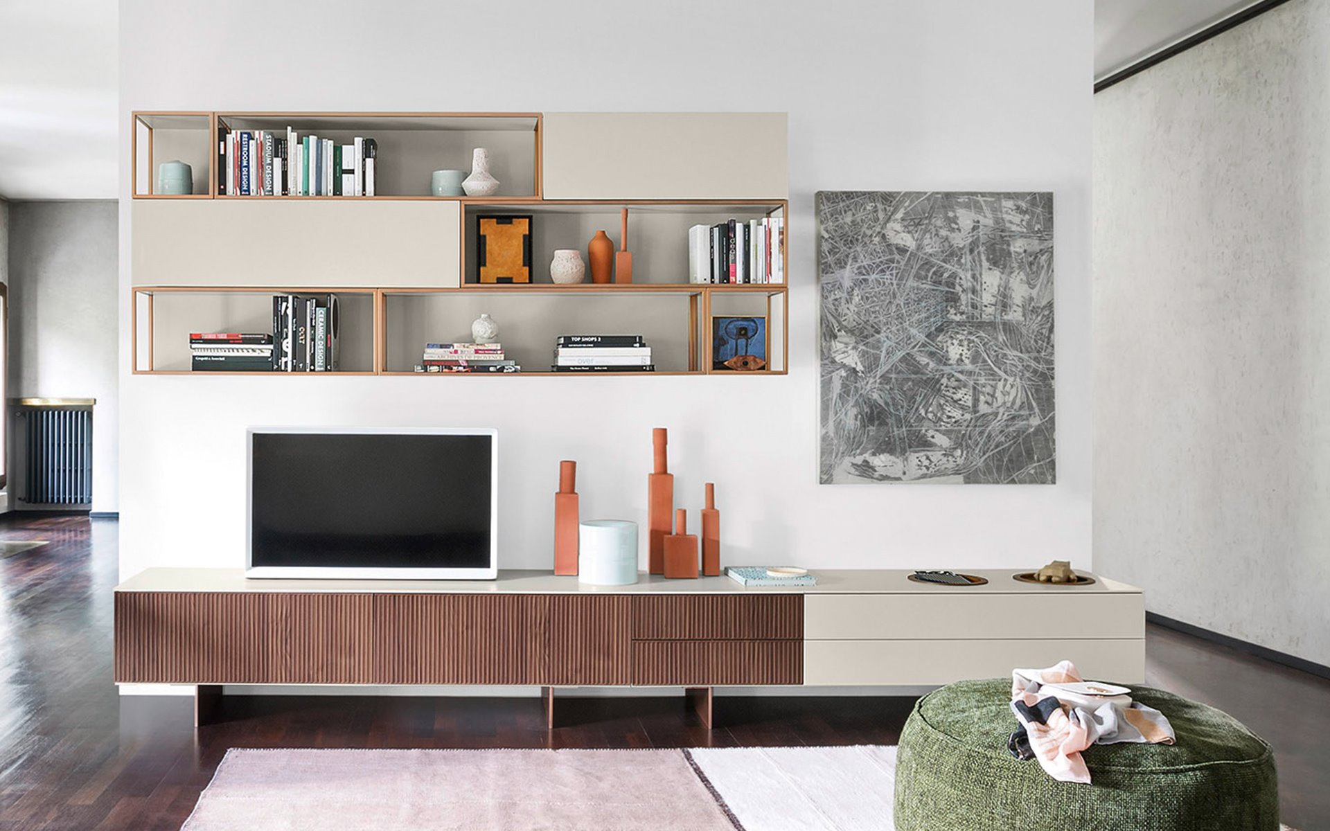 Wandkasten BedHabits Bookliving 07BA